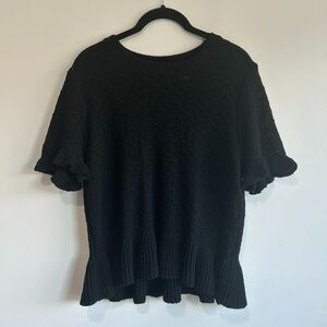 Divided H&M Women's Nit Top Black Size Large No Flaws